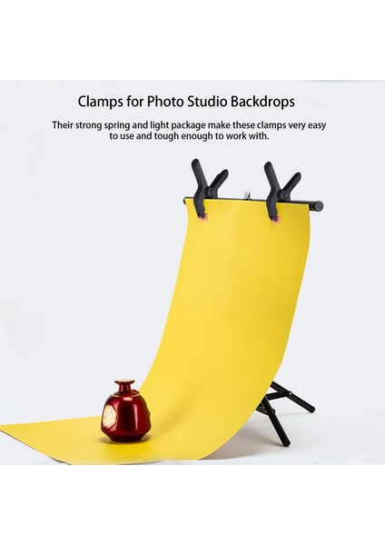 20 Adet Ayarlanabilir Naylon Mini Yaylı Kelepçeler 2 Inç Muslin Kelepçeler Fotoğraf Stüdyosu Arka Planları Ahşap Işleri Kendin Yap Projeleri Için (2 Inç) (Yurt Dışından) fiyatları