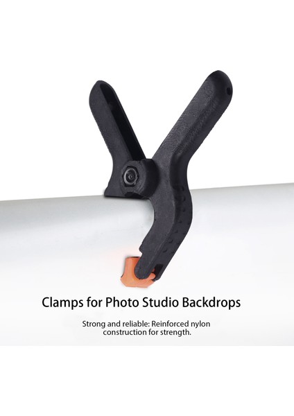 20 Adet Ayarlanabilir Naylon Mini Yaylı Kelepçeler 2 Inç Muslin Kelepçeler Fotoğraf Stüdyosu Arka Planları Ahşap Işleri Kendin Yap Projeleri Için (2 Inç) (Yurt Dışından) modelleri