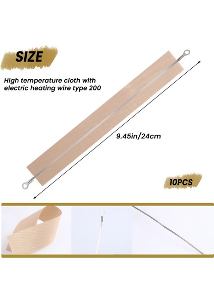 10 Adet Impulse Sealer Yedek Parçaları Impulse Sealer Isıtma Elemanları Servis Yedek Parça Onarım Kiti FS-200 Için (Yurt Dışından) fırsatları