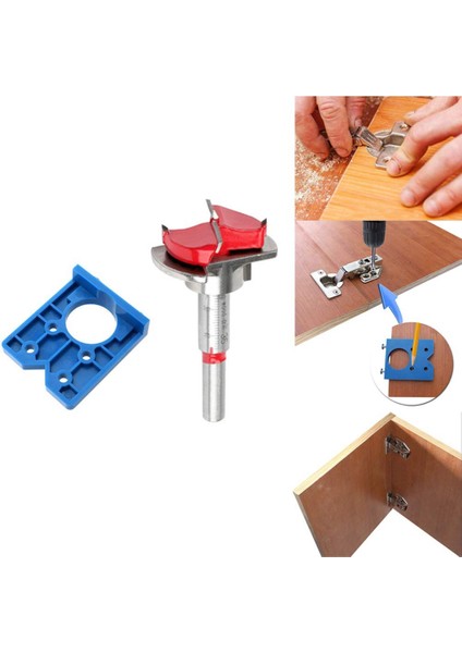 Gizli Menteşe Jig Forstner Bit SETLERI-35MM Menteşe Delik Kesici Dolap Menteşeleri ve Montaj Plakaları Için (Yurt Dışından) indirimleri