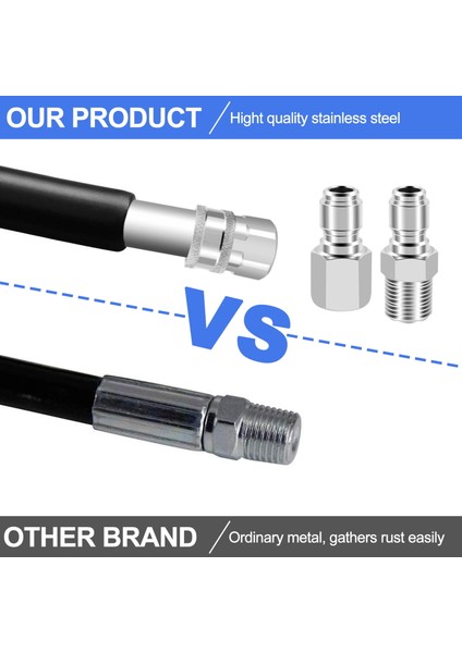 Npt 3/8 Inç Erkek ve Dişi Hızlı Bağlantı Kiti Basınçlı Yıkama Makinesi Adaptör Seti ve 1 Adet Npt 3/8 Inç Basınçlı Yıkama Makinesi Hızlı Bağlantı Fişi Erkek Meme (Yurt Dışından) indirimleri