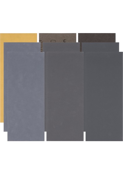 9 Adet 3000 5000 7000 Yüksek Grit Islak ve Kuru Zımpara Kağıdı Çeşitliliği Alçıpan Zımpara Kağıdı 9 x 3.6 Inç Araba Boyası Otomobil Gövdesi Otomotiv Cilalama Için (Yurt Dışından)