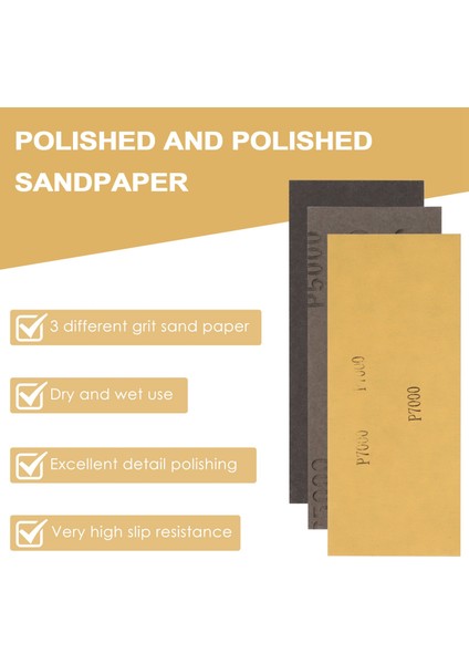 9 Adet 3000 5000 7000 Yüksek Grit Islak ve Kuru Zımpara Kağıdı Çeşitliliği Alçıpan Zımpara Kağıdı 9 x 3.6 Inç Araba Boyası Otomobil Gövdesi Otomotiv Cilalama Için (Yurt Dışından) fırsatları