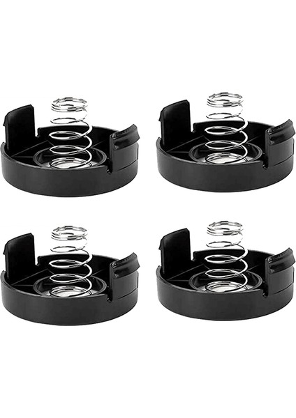 4 Adet 682378-02 Makara Kapağı Kapağı Yaylı Black + Decker GLC12 GL250 GL310 GL360 Çim Biçme Makinesi Yedek Parçası ile Uyumlu (Yurt Dışından)
