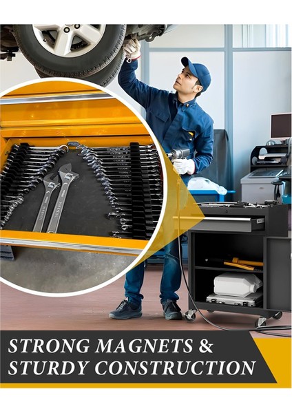 Alet Kutusu Için Manyetik Anahtar Düzenleyici, 20 Anahtar Için Uygundur, Anahtar Düzenleyici Garaj ve Atölye Için Mükemmeldir (Yurt Dışından) modelleri