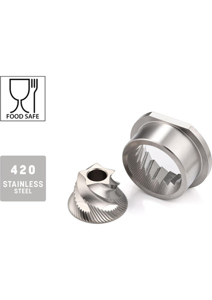 Yedek Paslanmaz Çelik Konik Öğütücü Freze Seti, 48 mm Yedek Parça Aksesuarları Saeco Magic/royal/strato ve Diğerleri Için (Yurt Dışından) fiyatları