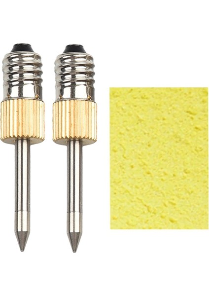 2 Adet Süngerli Lehim Ucu E10 Arayüz Kaynak Uçları USB Lehim Ucu Lehimleme Araçları Seti B Tipi (Yurt Dışından)