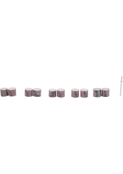 10 Adet 15MM Zımpara Bant Tekerlek Diski 80/120/240/320/600 Grit Dremel Için Döner Aletler (Yurt Dışından) modelleri