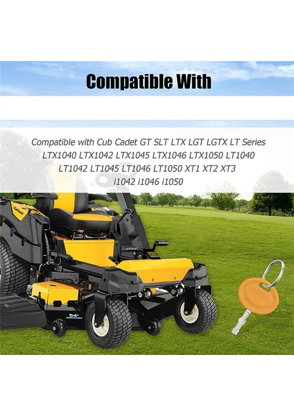 Cub Cadet Xt1 Zt1 Lt Ltx Troy Bilt Çim Biçme Makinesi Mtd Biçme Makinesi Için Çim Biçme Makinesi Başlangıç Anahtarları 925-2054A 925-1745A, 5'li Paket Değiştirin (Yurt Dışından) fırsatları