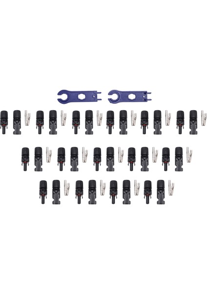 15 Takım Mc-4 Konnektör Fotovoltaik Konnektörler, Su Geçirmez Fotovoltaik Kablo Konnektörü (Yurt Dışından) fiyatları