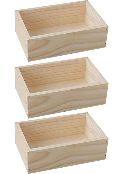 Retro Kare Ahşap Sukulent Küçük Çiçek Saksısı Ahşap Kutu Ev Bahçe Dekorasyon Malzemeleri (Yurt Dışından)