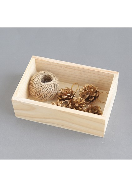 Retro Kare Ahşap Sukulent Küçük Çiçek Saksısı Ahşap Kutu Ev Bahçe Dekorasyon Malzemeleri (Yurt Dışından) fırsatları