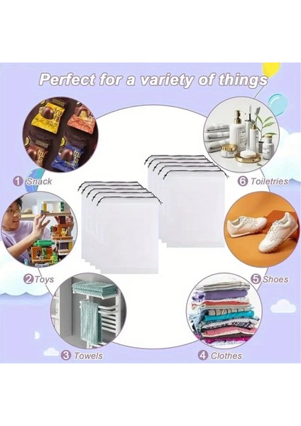 20 Adet Taşınabilir Ayakkabı Ipi Çeşitli Eşya Saklama Çantası Seyahat Şeffaf Plastik Saklama Çantası Su Geçirmez Saklama Çantası (Yurt Dışından) fiyatları