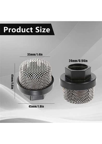 3 Adet 246385 Hortum Giriş Süzgeci Filtresi, Giriş Emiş Süzgeci Örgü Filtresi Emme Hortumu Süzgeci Sprey Için Ekran Filtresi (Yurt Dışından) fiyatları