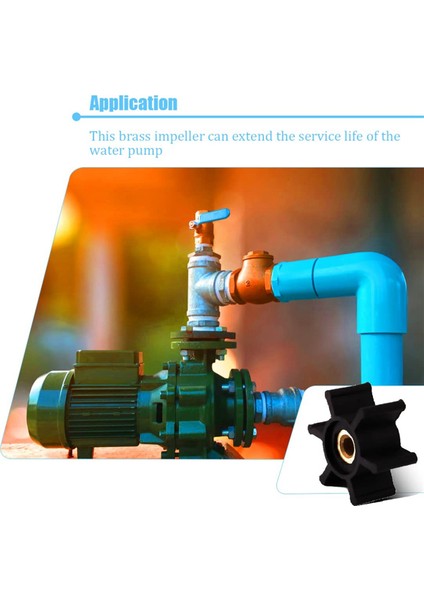 49-16-2771 Milwaukee M18 Transfer Pompalarıyla Uyumlu O-Ring Takımına Sahip Pirinç Çekirdekli Pervane (Yurt Dışından) modelleri