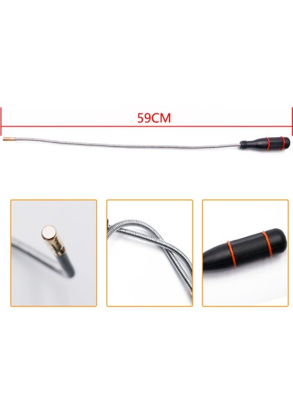 2 Adet Esnek Manyetik Alma Aleti, 23.6 Inç Uzun Esnek Bükülebilir Mıknatıs Yılan Alma, Bükülebilir Manyetik Alma 2lb (Yurt Dışından) indirimleri