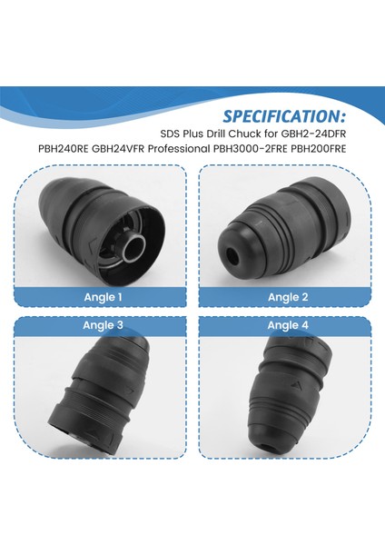 Bosch GBH2-24DFR PBH240RE GBH24VFR Profesyonel PBH3000-2FRE PBH200FRE Için Sds Plus Matkap Ucu (Yurt Dışından) indirimleri