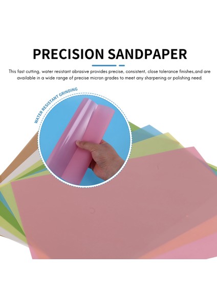 7 Adet/takım Zımpara Filmi Levhaları Çeşitliliği Hassas Parlatma Zımpara Kağıdı 1500/2000/4000/6000/8000/10000/12000 Grit (Yurt Dışından) fırsatları