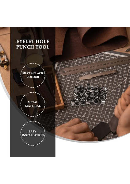 Dıy Kydex Kılıf 7mm Perçin El Aleti Parçaları Için 50 Adet Gözlü Delik Delme Alet Takımı (Yurt Dışından) fiyatları