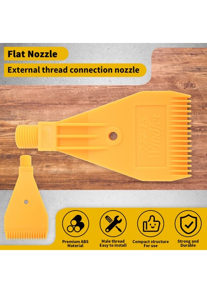 1/4bsp Erkek Dişli Abs Tek Delikli Hava Üfleme Düz Jet Nozulu Sarı (Yurt Dışından) fırsatları