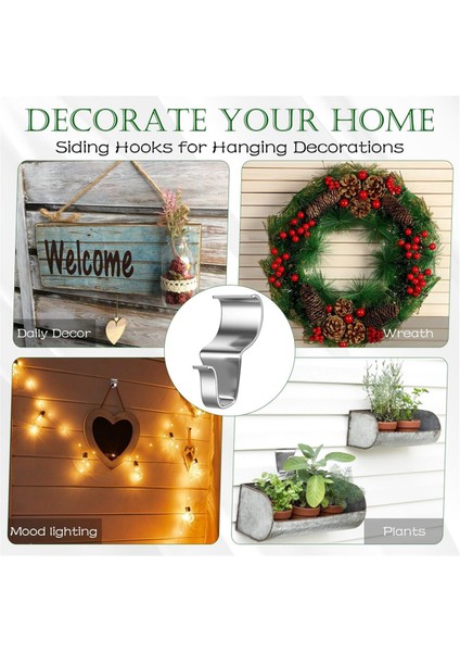 Dış Mekan Asmak Için Vinil-Siding Kancaları, Siding Için Ağır Hizmet Tipi Kancaları Yükseltme 10 Adet (Yurt Dışından) fırsatları