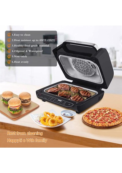 Ninja Foodi Smart Xl Için 150 Parça Hava Fritöz Aksesuarları, Ninja FG551 Için Hava Fritöz Parşömen Kağıt Gömlekleri (BG500A) (Yurt Dışından) fırsatları