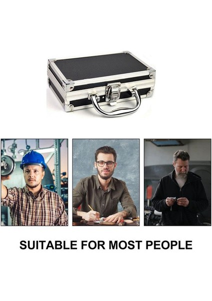 Alüminyum Alaşımlı Alet Kutusu Aksesuarları Saklama Kutusu Pratik Alüminyum Bavul Taşınabilir Saplı Küçük Alet Kutusu Saklama Kutusu (Yurt Dışından) modelleri