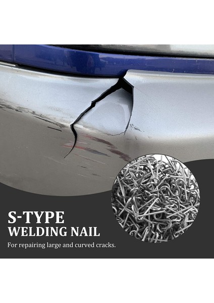 Kaynak Çubukları Sıcak Zımba Tamir Makinesi Plastik Kaynak Sıcak Zımba Araba Oto Tampon Tamiri Önceden Kesilmiş Dalga Zımbalar 0.8mm (Yurt Dışından) fırsatları