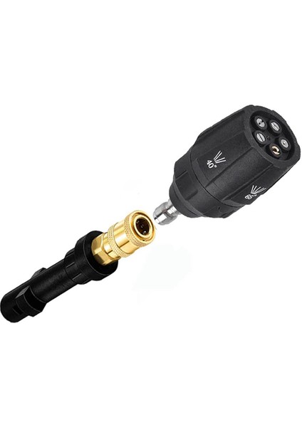 Karcher K2-K7 Yüksek Basınçlı Yıkama Makinesi Nozulu Için 5'i 1 Arada Yüksek Basınçlı Döner Türbin Nozul Adaptörü Hızlı Bağlantı (Yurt Dışından) fiyatları