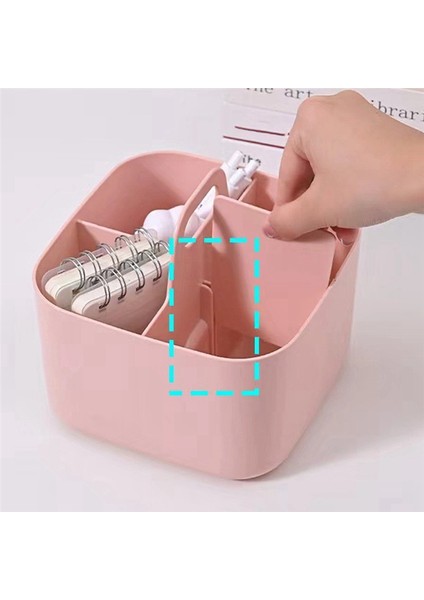 2 Adet Caddys Düzenleyici, Saplı Istiflenebilir Plastik Caddys, Masa Caddys, Sanat Düzenleyiciler ve Depolama, Makyaj Caddys Mavi (Yurt Dışından) fiyatları
