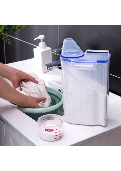 Pirinç Hava Geçirmez Saklama Kabı, Tahıl Kuru Gıda Tozu Saklama Kutusu Mavi (Yurt Dışından) modelleri