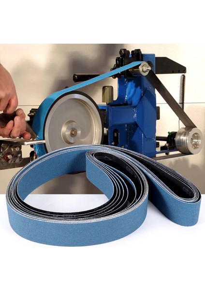 Adet 2 x 72 Inç 120 Grit Zirkonyum Zımpara Bantları Metal Taşlama Cilalama (Yurt Dışından) modelleri