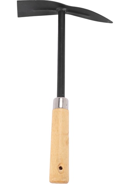Ahşap Saplı Metal El Bahçe Aleti Kazma Çapası, Siyah (Yurt Dışından)