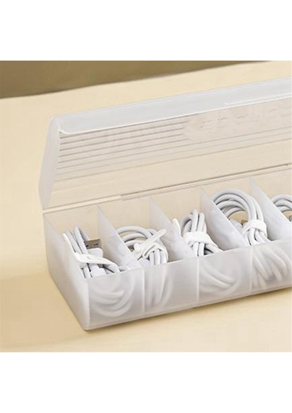 A-Şeffaf Veri Kablosu Saklama Kutusu Plastik Veri Hattı Saklama Kabı Masa Kulaklık Kırtasiye Depolama Için (Yurt Dışından) fırsatları