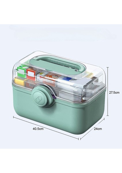 Büyük Kapasiteli Aile Hekimliği Düzenleyici Kutusu Taşınabilir Kit Saklama Kabı Aile Acil Durum Kiti Kutusu (Yurt Dışından) fiyatları