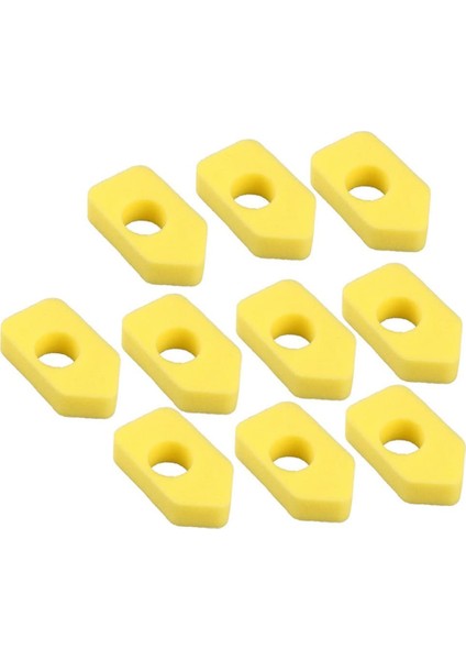 Briggs Stratton 698369 Güç Ekipmanı Hava Filtreleri Çim Biçme Makinesi Parçaları Için 10 Adet Sarı Hava Filtresi (Yurt Dışından)