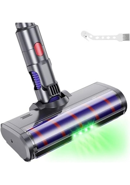 Dyson V7 V8 V10 V11 Kablosuz Elektrikli Süpürge Için Yumuşak Silindir Fırça Başlığı Hızlı Çıkarma Elektrikli Fırça Başlığı Ataşmanı (Yurt Dışından)