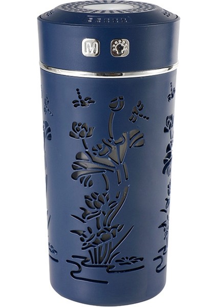 USB Hava Nemlendirici Mekanik Ev 260 ml Tek Meme Soğuk Aroma Yayıcı Renkli Işık Uçucu Yağlar Difüzör B (Yurt Dışından)
