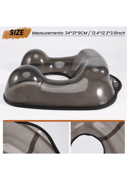 Salon Kuaför Boyun Tepsisi Perma Konteyner Boyun Şekilli Omuz Saç Tepsisi Giysi Koruyucu (Yurt Dışından) fırsatları