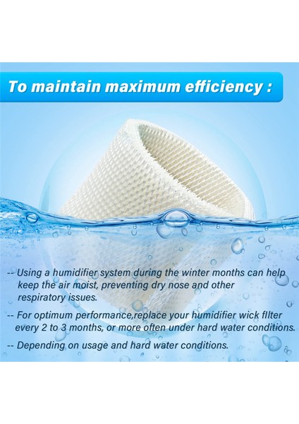 Maf1 Wick Nemlendirici Filtresi Aircare Nemlendirici Filtreleri Için - Essick Air Emerson Moistair Filtresi ile Uyumlu - 2 Paket (Yurt Dışından) fiyatları