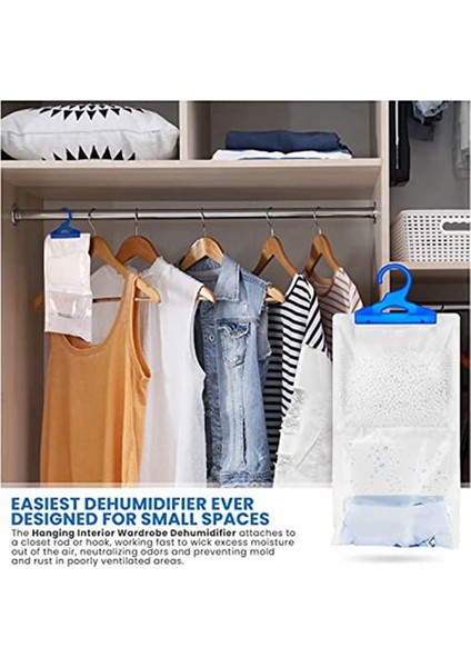 Gardırop Nem Emici 20 Paket Neme Karşı Küf Önleyici Asılı Nem Alma Cihazı (Yurt Dışından) indirimleri