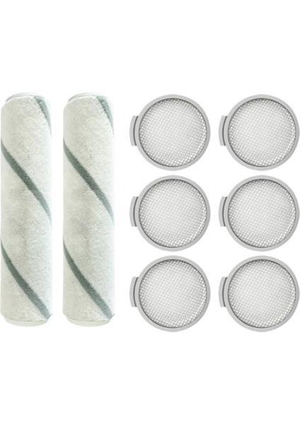 8 Adet Rulo Fırça Filtresi Xiaomi Mijia SCWXCQ01RR Roborock H6 Elektrikli Süpürge Değiştirilebilir Adanmış Parçalar (Yurt Dışından)