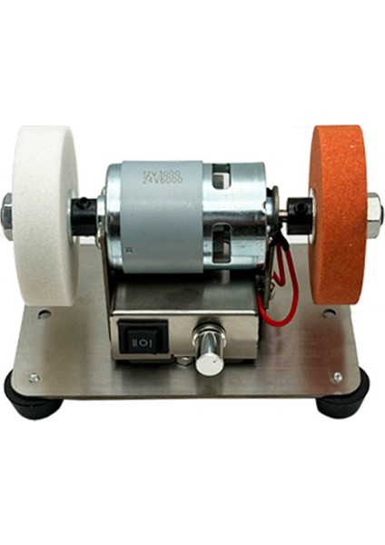 Küçük Çift Cila Elektrikli Taşlama Tekerleği Taşlama Taşı Öğütücü Makinesi Masa Öğütücü Motor Abd Fişi B (Yurt Dışından)