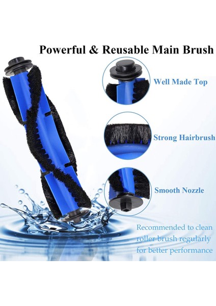 Eufy Robovac 11S 15 30 30C Temizlik Robotu Parçaları Için Hepa Filtre Yan Fırça Seti Fırça Temizliği ile Yan Fırça Değişimi (Yurt Dışından) indirimleri