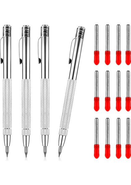 Tungsten Karbür Çizici, Mıknatıslı Alüminyum Karbür Çizici Kalem, Klipsli Çizici Aracı ile Gravür Gravür Kalemi (Yurt Dışından)