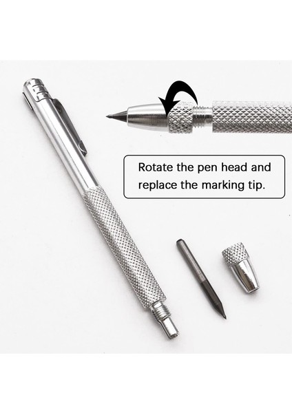5 Paket Tungsten Karbür Çizici Mıknatıslı, Cam/seramik/metal Sac Için Evrensel Alüminyum Aşındırma Gravür Kalemi (Yurt Dışından) modelleri