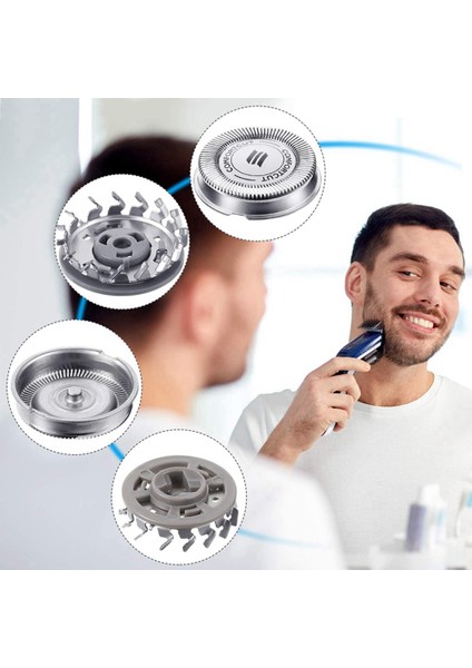 Philips Tıraş Makinesi Serisi 1000, 2000, 3000 Için 3 Adet SH30 Tıraş Bıçağı Değiştirme Kafası (Yurt Dışından) modelleri