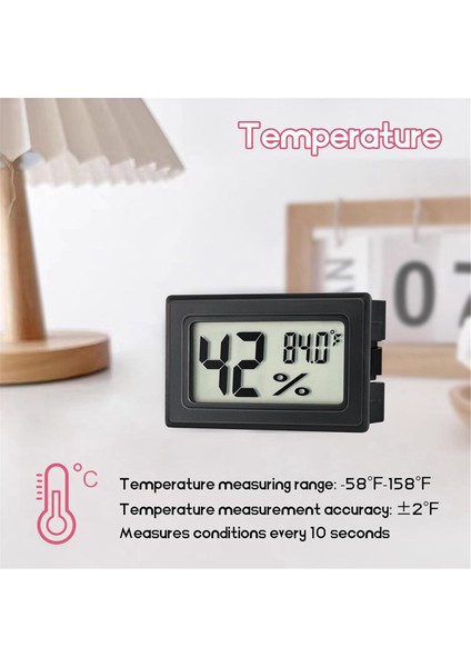 Çok Fonksiyonlu Iç Mekan Dijital Termometre Higrometre - 3 Paket, Dahili Problu Nem Ölçer Ölçer (Yurt Dışından) modelleri
