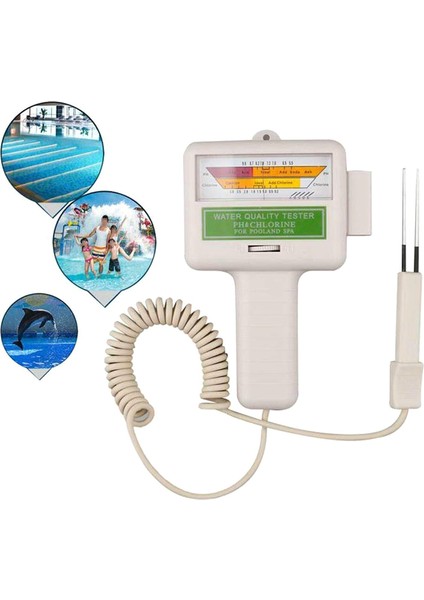 PC-101 Ph Cl2 Klor Test Cihazı Su Kalitesi Test Cihazı Taşınabilir Ev Yüzme Havuzu Spa Akvaryum Ph Ölçer Test Monitörü (Yurt Dışından) indirimleri