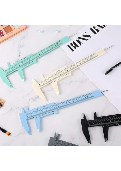 Kaş Ölçüm Cetveli Kaş Haritalama Cetveli Aracı Mini Vernier Kumpas Çift Ölçekli Cetvel Öğrenci Ofisi Için (Yurt Dışından) indirimleri
